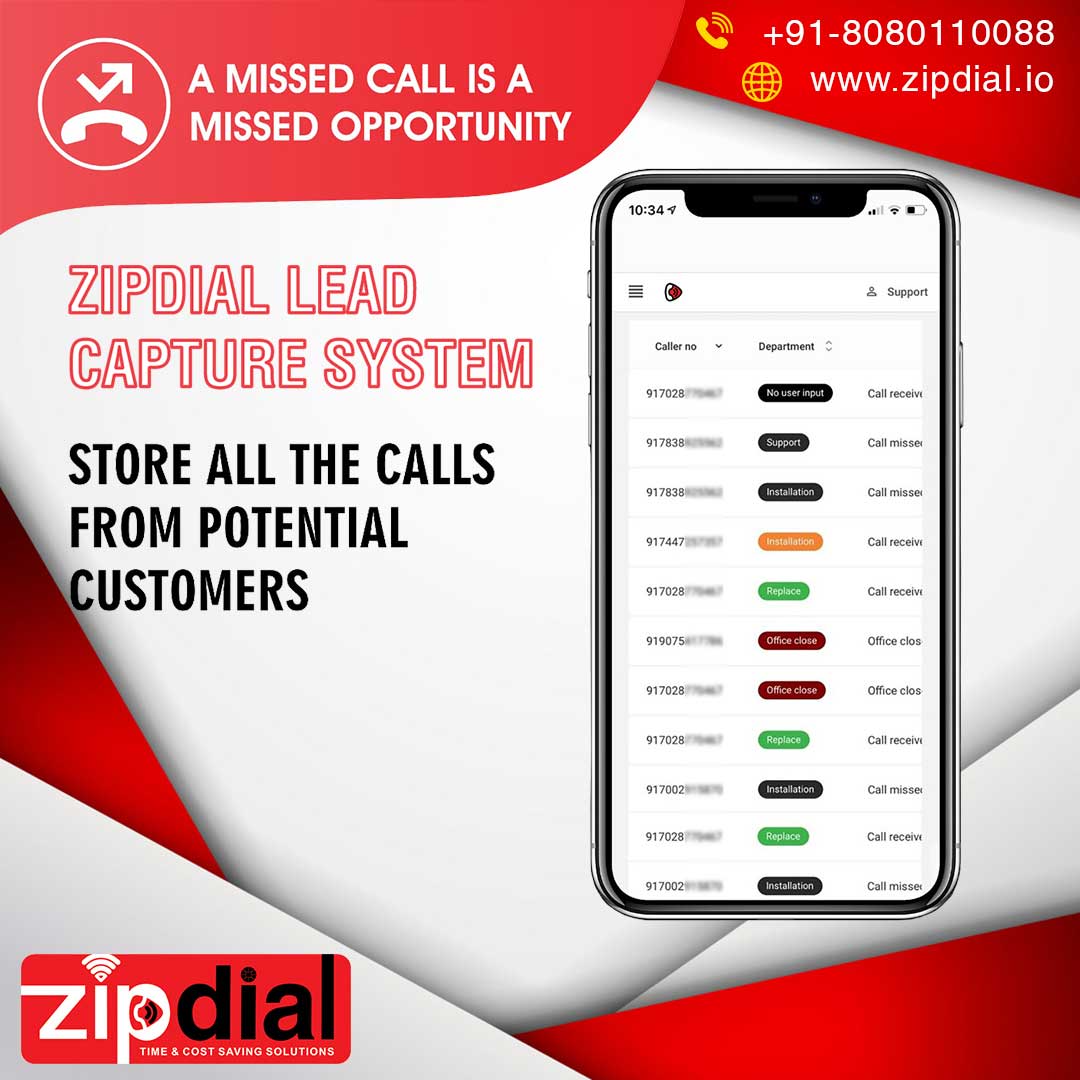 Zipdial - LEAD CAPTURE SYSTEM