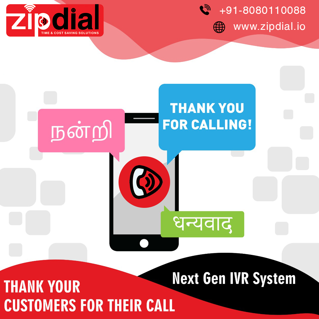 Zipdial IVR, Auto Dialer, OBD and Voice Call Machine