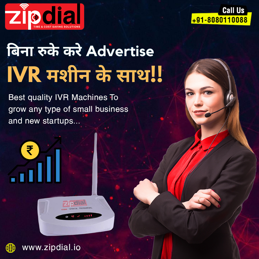 Zipdial IVR, Auto Dialer, OBD and Voice Call Machine