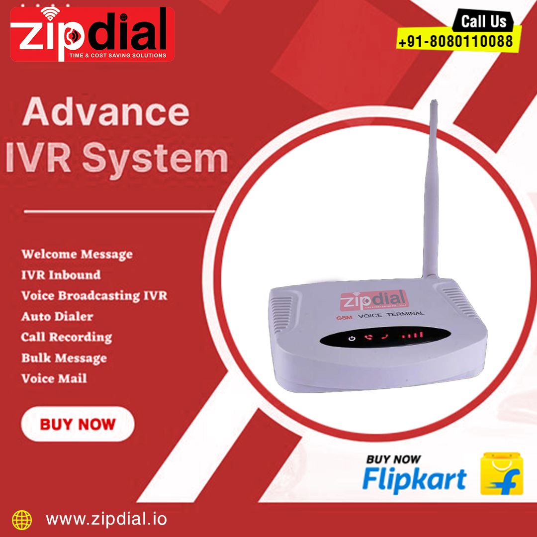 Zipdial IVR, Auto Dialer, OBD and Voice Call Machine