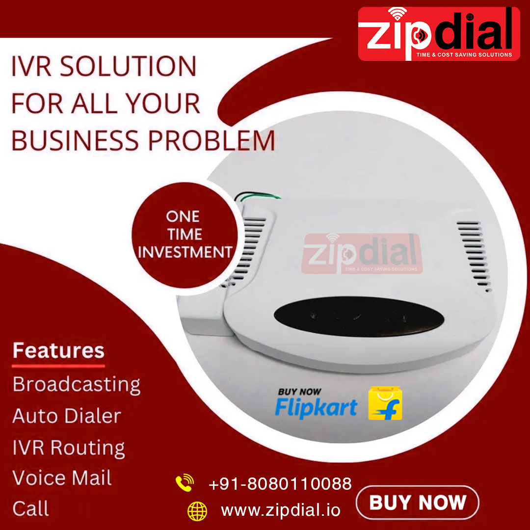 Zipdial IVR, Auto Dialer, OBD and Voice Call Machine