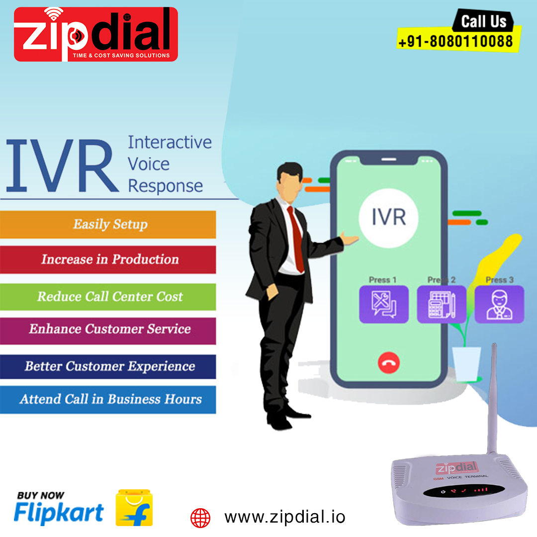 Zipdial IVR, Auto Dialer, OBD and Voice Call Machine