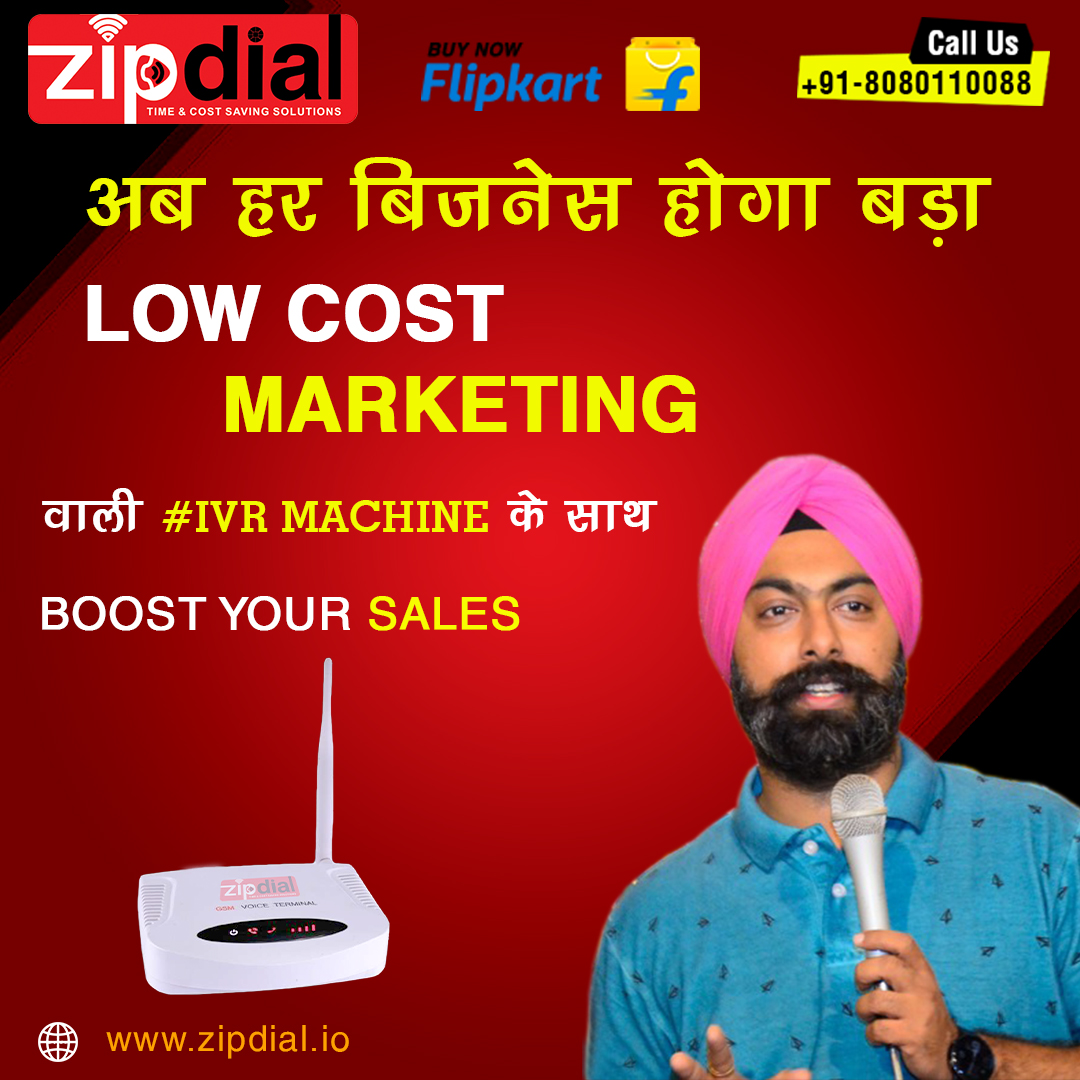 Zipdial IVR, Auto Dialer, OBD and Voice Call Machine