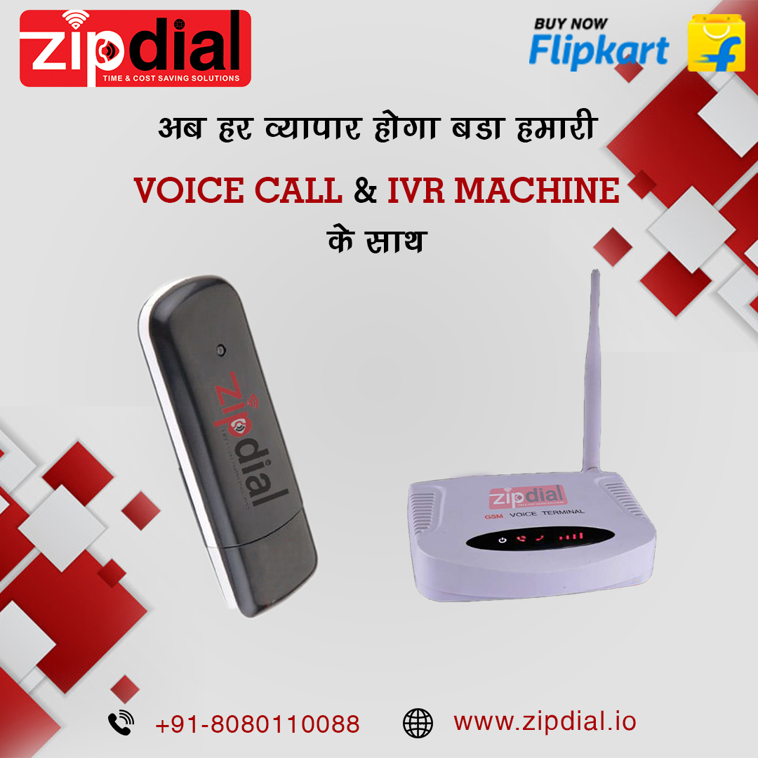 Zipdial IVR, Auto Dialer, OBD and Voice Call Machine