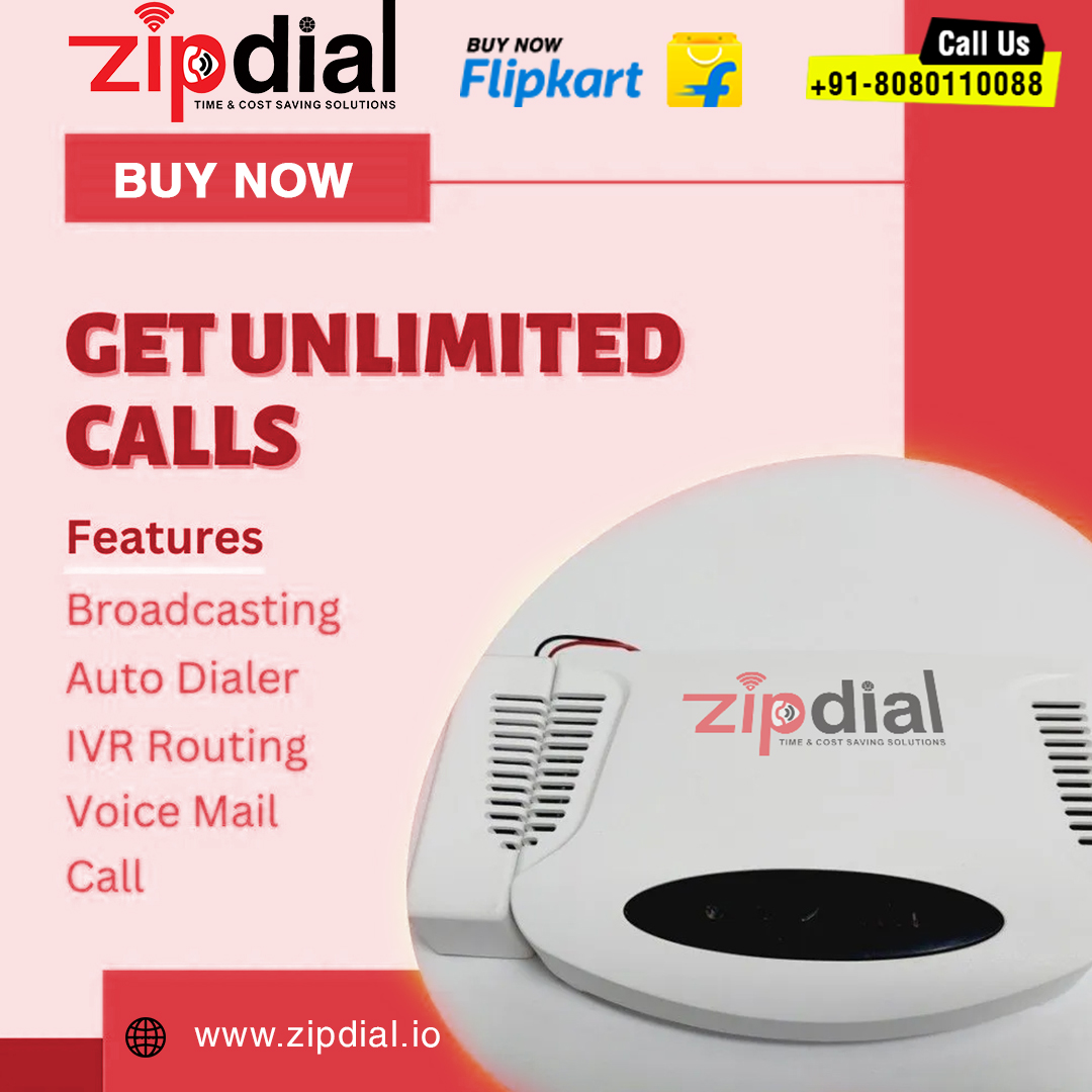 Zipdial IVR, Auto Dialer, OBD and Voice Call Machine