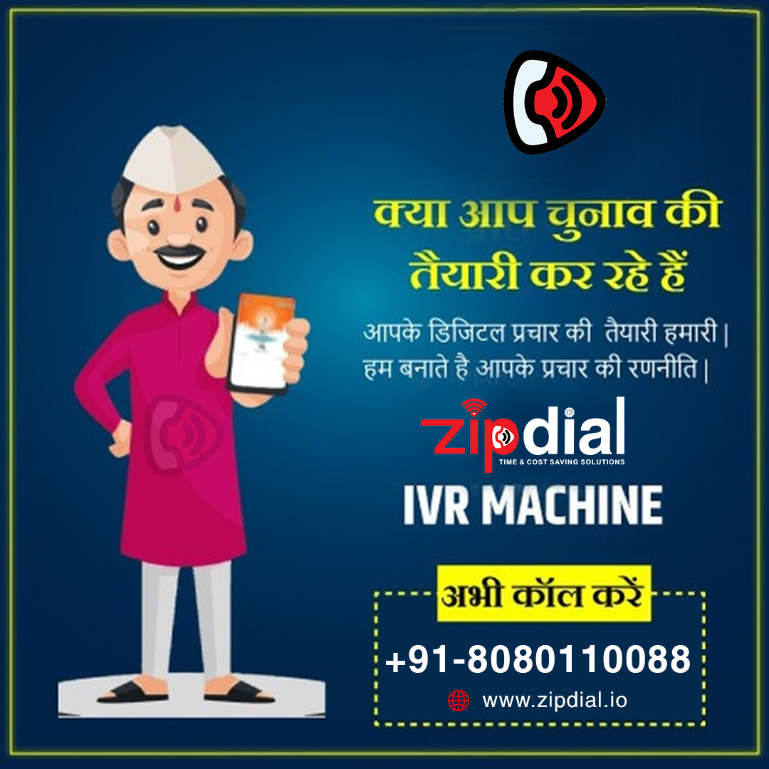 Zipdial IVR, Auto Dialer, OBD and Voice Call Machine