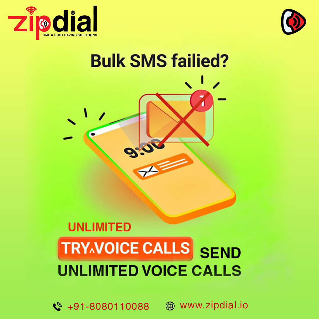 Zipdial IVR, Auto Dialer, OBD and Voice Call Machine