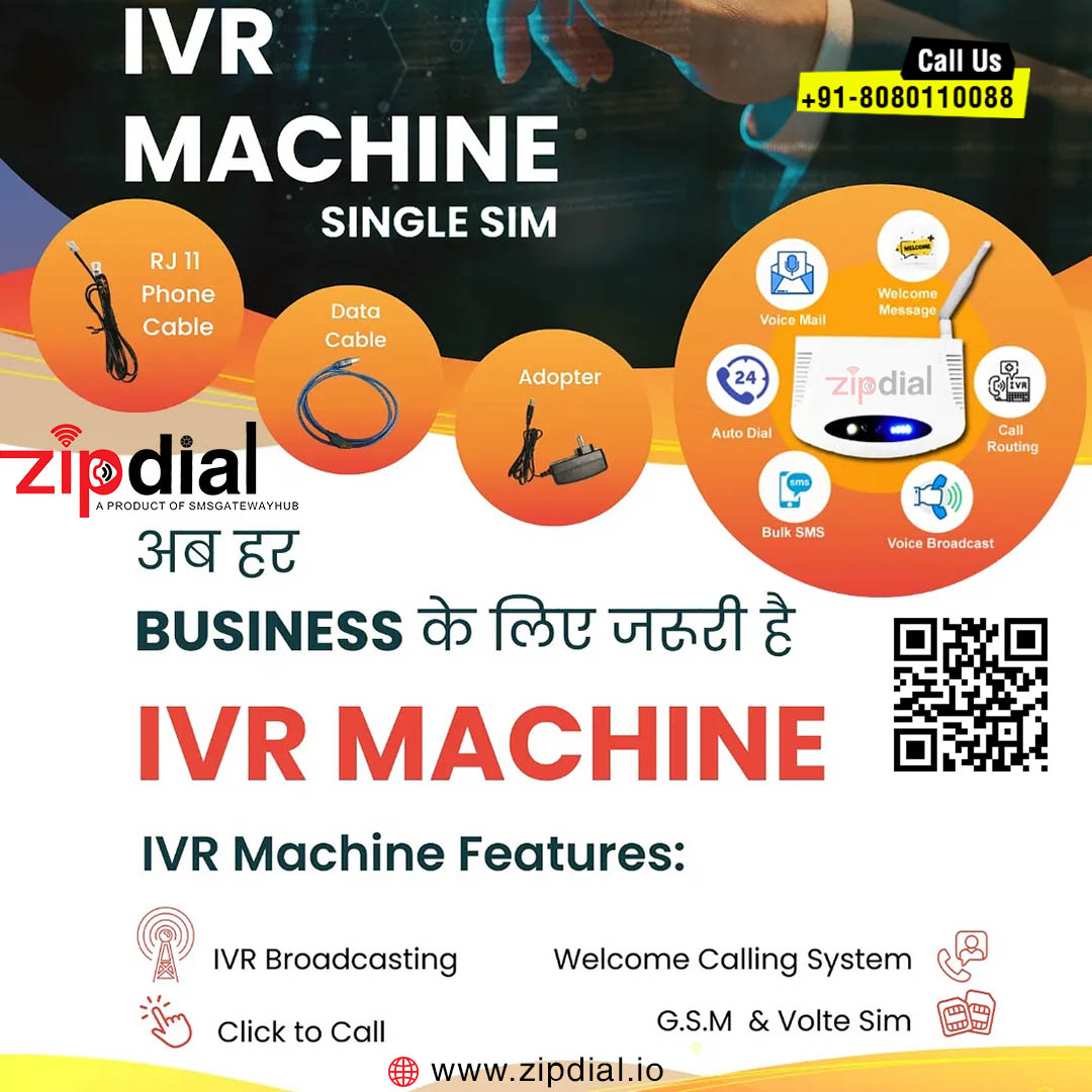 Zipdial IVR, Auto Dialer, OBD and Voice Call Machine